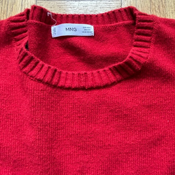 * SOLD Mango Red Sweater - Picture 2 of 3